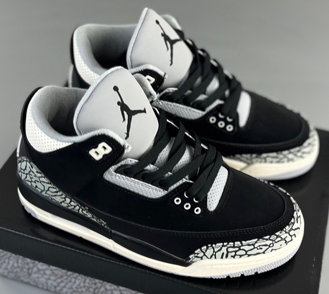 Women Air Jordan 3 Off Noir - Click Image to Close